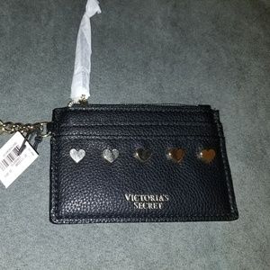 VS Heart Stud Card Case NWT